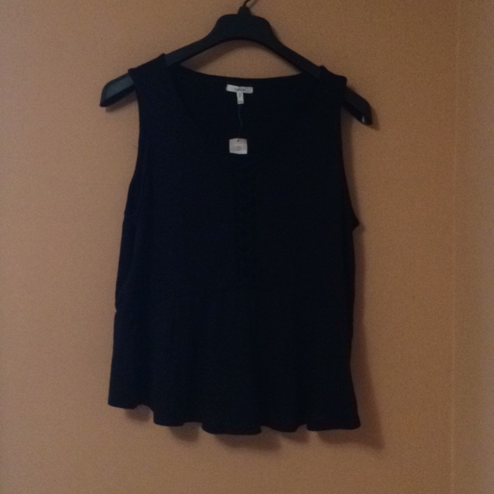Peplum bottom tank NWT